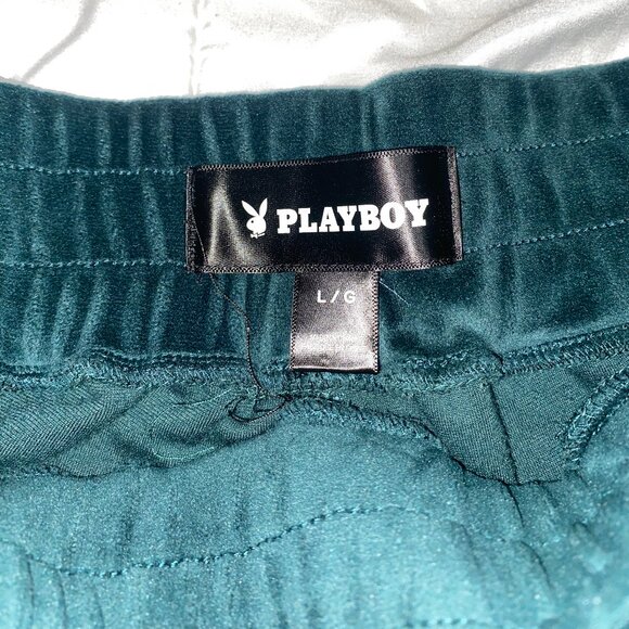 PLAYBOY - Velour Pants with Rhinestones (tube top is separate) - Picture 3 of 3